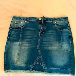 Stretch Jean skirt